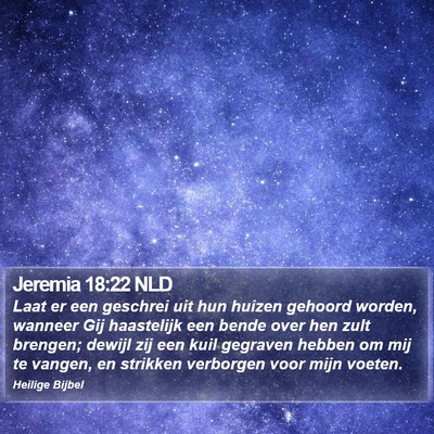Jeremia 18:22 NLD Bible Verse Image