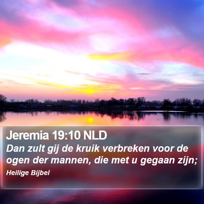 Jeremia 19:10 NLD Bible Verse Image