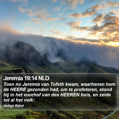 Jeremia 19:14 NLD Bible Verse Image
