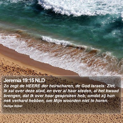 Jeremia 19:15 NLD Bible Verse Image