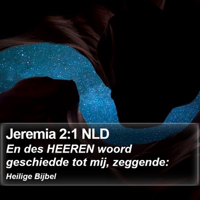 Jeremia 2:1 NLD Bible Verse Image