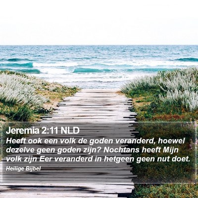 Jeremia 2:11 NLD Bible Verse Image