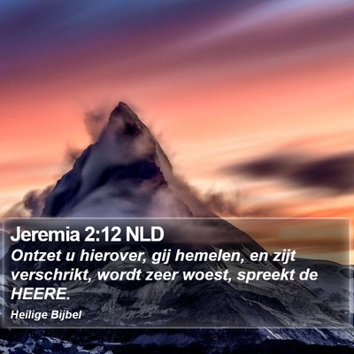 Jeremia 2:12 NLD Bible Verse Image