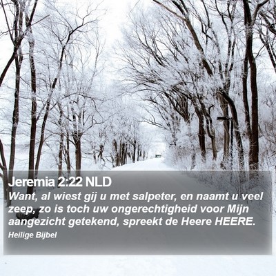 Jeremia 2:22 NLD Bible Verse Image