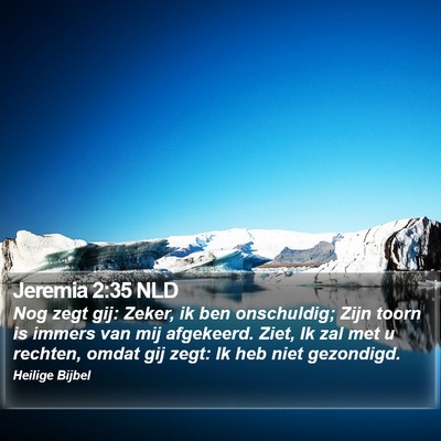 Jeremia 2:35 NLD Bible Verse Image