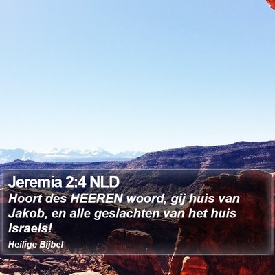 Jeremia 2:4 NLD Bible Verse Image