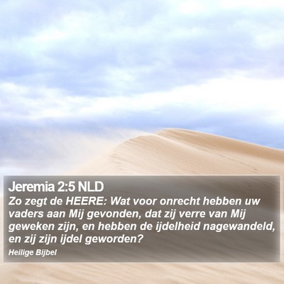 Jeremia 2:5 NLD Bible Verse Image