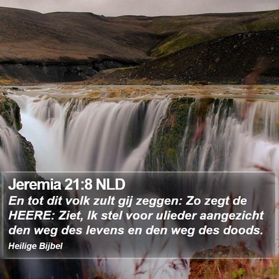 Jeremia 21:8 NLD Bible Verse Image