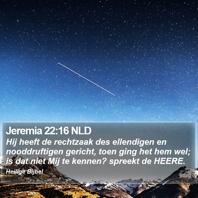Jeremia 22:16 NLD Bible Verse Image