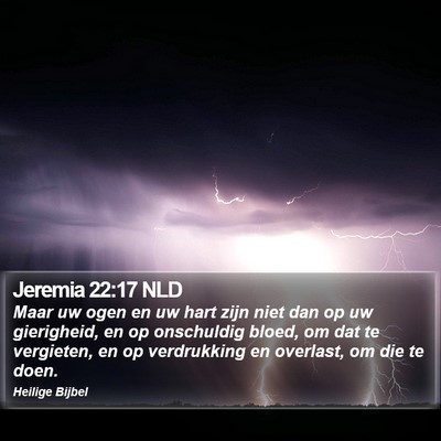 Jeremia 22:17 NLD Bible Verse Image
