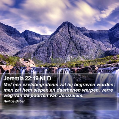 Jeremia 22:19 NLD Bible Verse Image