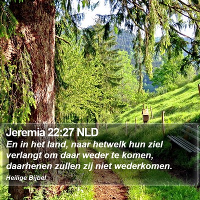 Jeremia 22:27 NLD Bible Verse Image