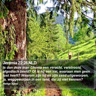 Jeremia 22:28 NLD Bible Verse Image
