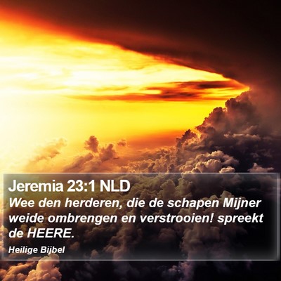 Jeremia 23:1 NLD Bible Verse Image