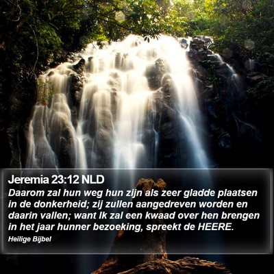 Jeremia 23:12 NLD Bible Verse Image