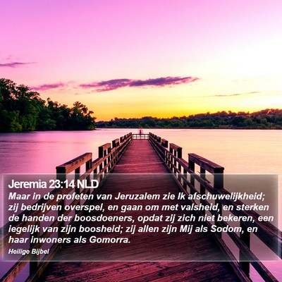 Jeremia 23:14 NLD Bible Verse Image
