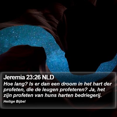 Jeremia 23:26 NLD Bible Verse Image