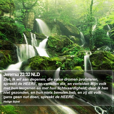 Jeremia 23:32 NLD Bible Verse Image
