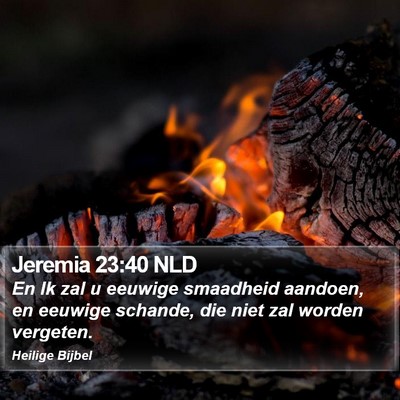 Jeremia 23:40 NLD Bible Verse Image
