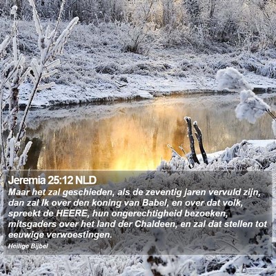 Jeremia 25:12 NLD Bible Verse Image