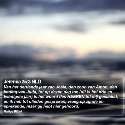Jeremia 25:3 NLD Bible Verse Image
