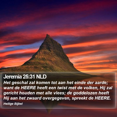 Jeremia 25:31 NLD Bible Verse Image