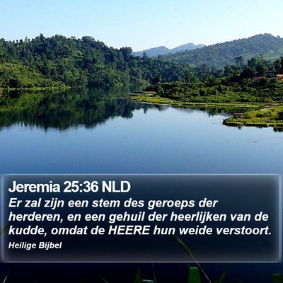 Jeremia 25:36 NLD Bible Verse Image