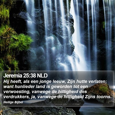 Jeremia 25:38 NLD Bible Verse Image