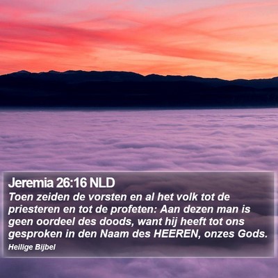 Jeremia 26:16 NLD Bible Verse Image