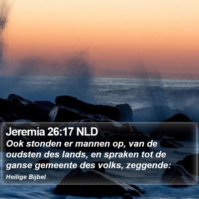 Jeremia 26:17 NLD Bible Verse Image