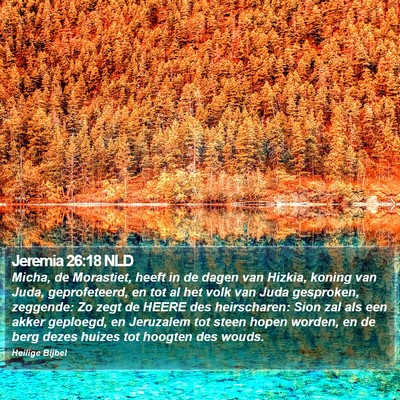 Jeremia 26:18 NLD Bible Verse Image