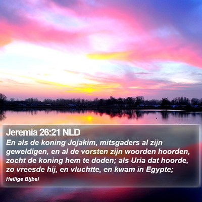 Jeremia 26:21 NLD Bible Verse Image