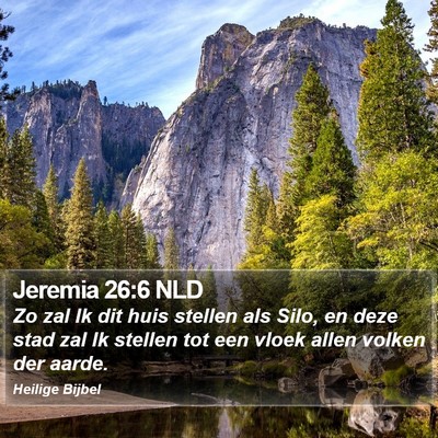 Jeremia 26:6 NLD Bible Verse Image