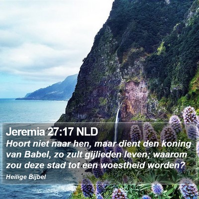 Jeremia 27:17 NLD Bible Verse Image