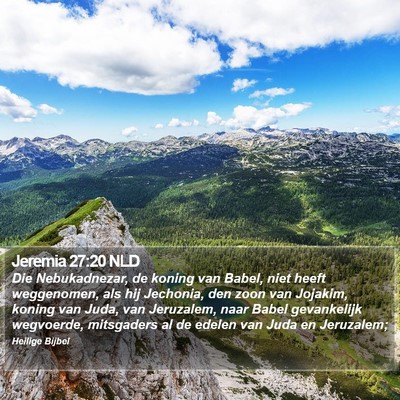 Jeremia 27:20 NLD Bible Verse Image