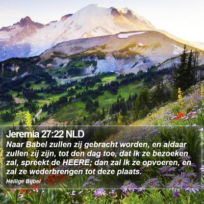 Jeremia 27:22 NLD Bible Verse Image