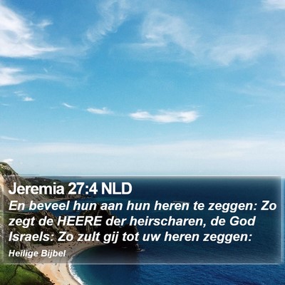 Jeremia 27:4 NLD Bible Verse Image