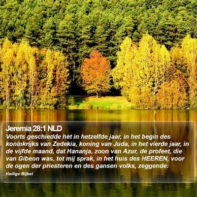 Jeremia 28:1 NLD Bible Verse Image