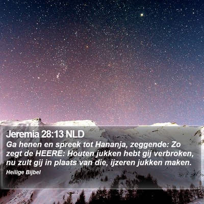 Jeremia 28:13 NLD Bible Verse Image