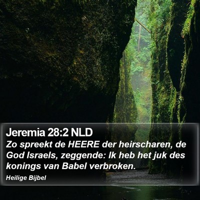 Jeremia 28:2 NLD Bible Verse Image