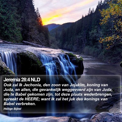 Jeremia 28:4 NLD Bible Verse Image