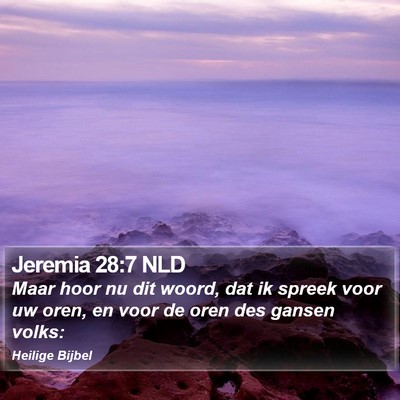 Jeremia 28:7 NLD Bible Verse Image