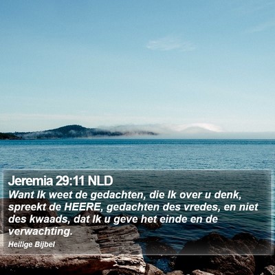 Jeremia 29:11 NLD Bible Verse Image