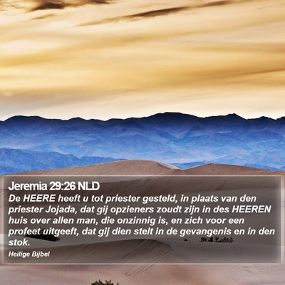 Jeremia 29:26 NLD Bible Verse Image