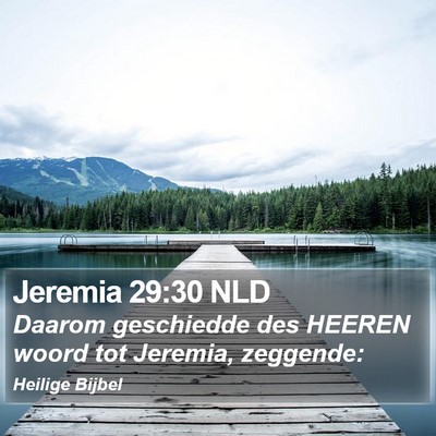 Jeremia 29:30 NLD Bible Verse Image