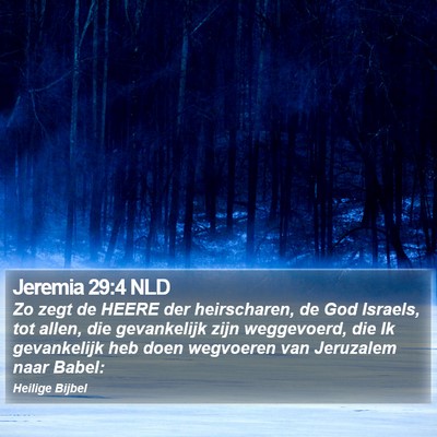 Jeremia 29:4 NLD Bible Verse Image