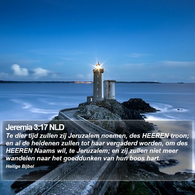 Jeremia 3:17 NLD Bible Verse Image