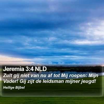 Jeremia 3:4 NLD Bible Verse Image