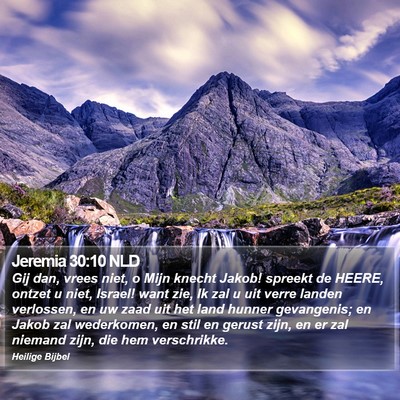 Jeremia 30:10 NLD Bible Verse Image