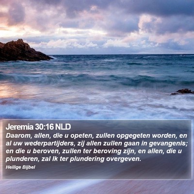 Jeremia 30:16 NLD Bible Verse Image